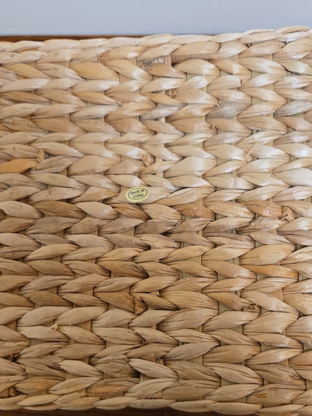 Woven Natural Seagrass Storage Basket - Neutral - Picture 9 of 10